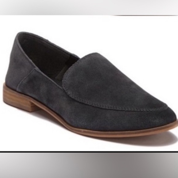 Dolce Vita (DV) gray anthracite suede loafers - 10 - Picture 1 of 6